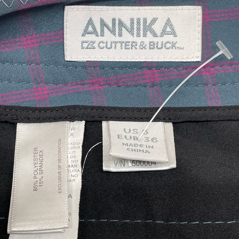 ANNIKA Cutter & Bucks Women's Plaid Shorts Size 6 Bermuda resort wear - Picture 10 of 10